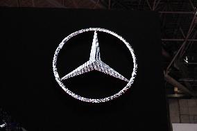 Mercedes-Benz signage and logo